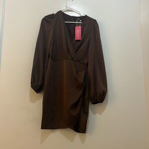 SHEIN lantern sleeve dress